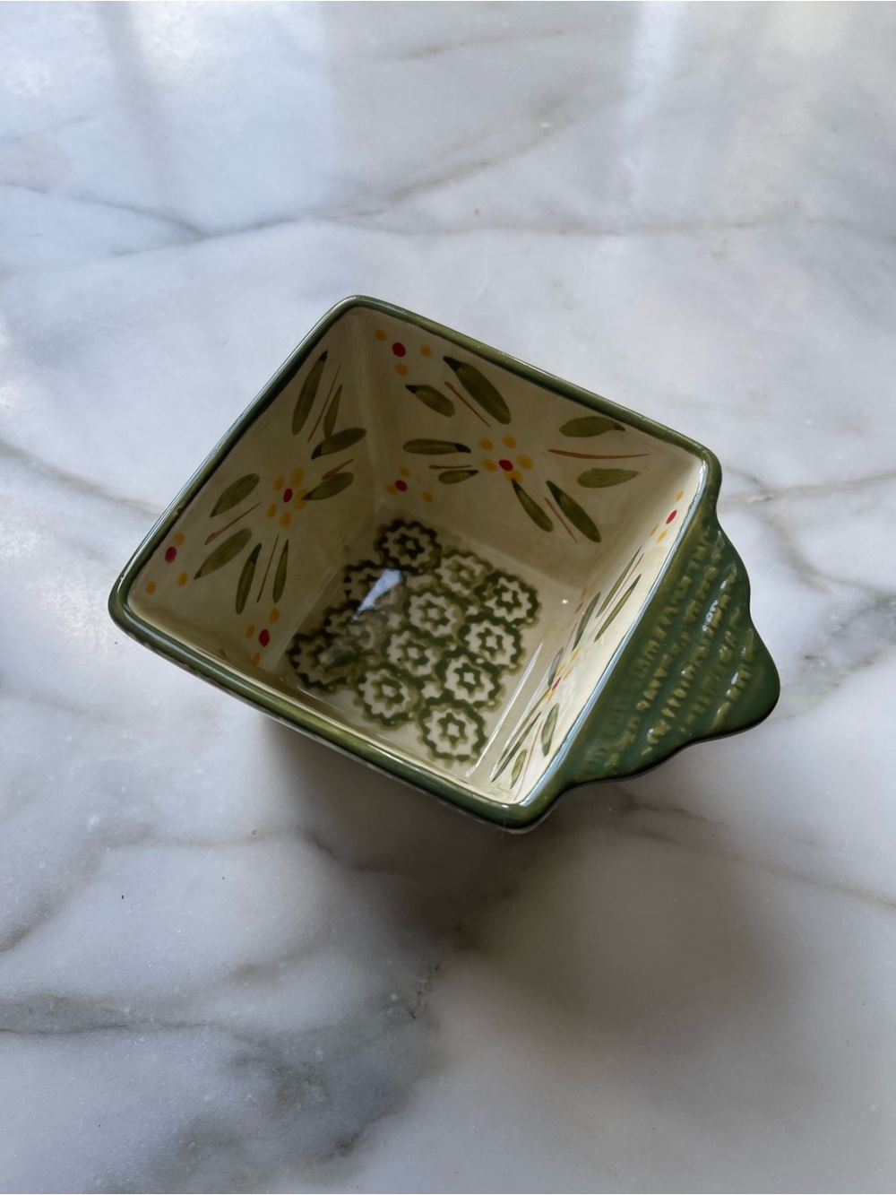 Temptations Old World Green 10 OZ Individual Square Baker